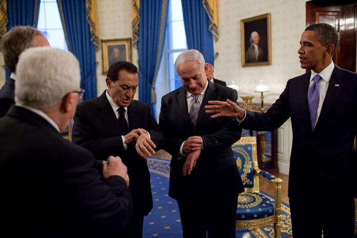 Mubarak en la Casa Blanca