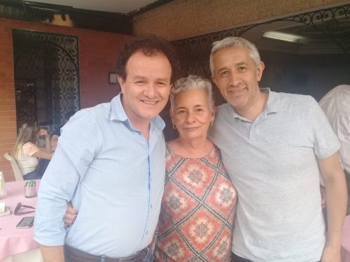 Con Chucho Abad y Rosa Moreno