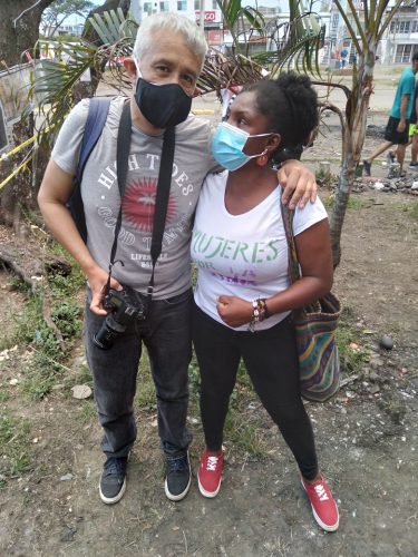 Con Francia Márquez, en Puerto Resistencia