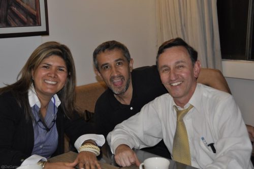 Con Luis Alberto y Constanza