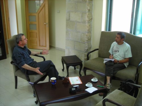 Con Mustafa Bargouti 2004