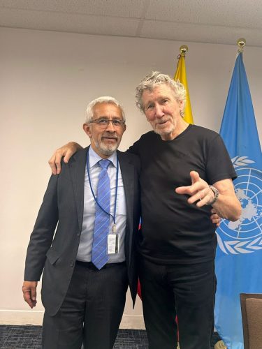 Con Roger Waters, Nueva York