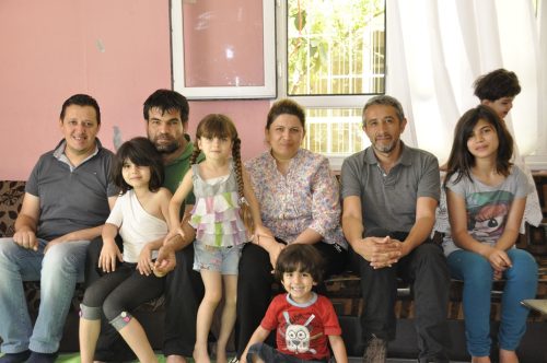 Con refugiados sirios en Turquía