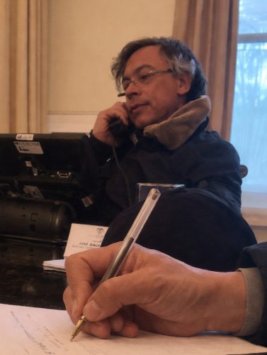 La mano que toma las nota