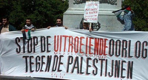 Marcha por Palestina en Holanda