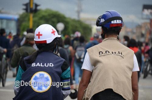 GALERÍA | La Primera Línea en el paro nacional