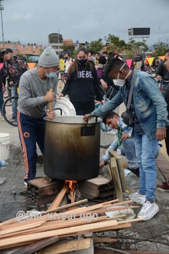 GALERÍA | La Primera Línea en el paro nacional
